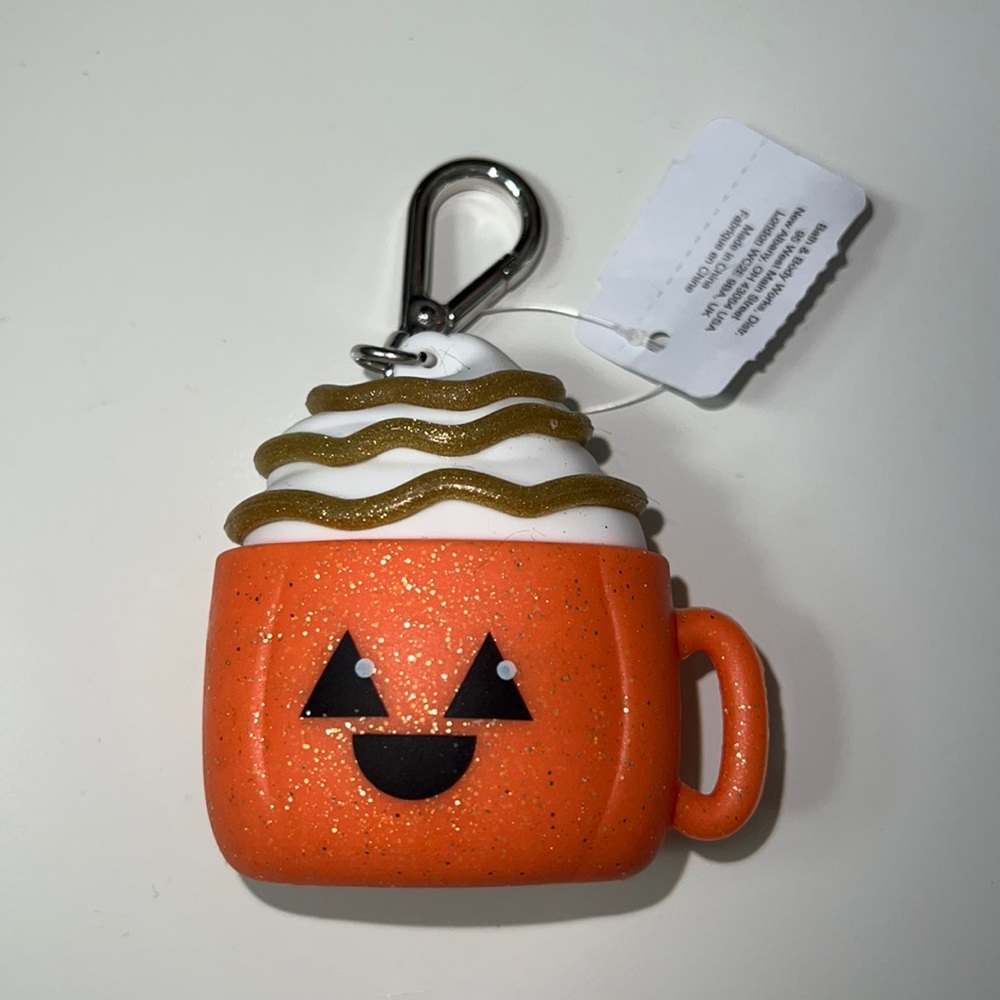 Halloween Bath & Body Works Hand Sanitiser Pocketbac Holder Pumpkin